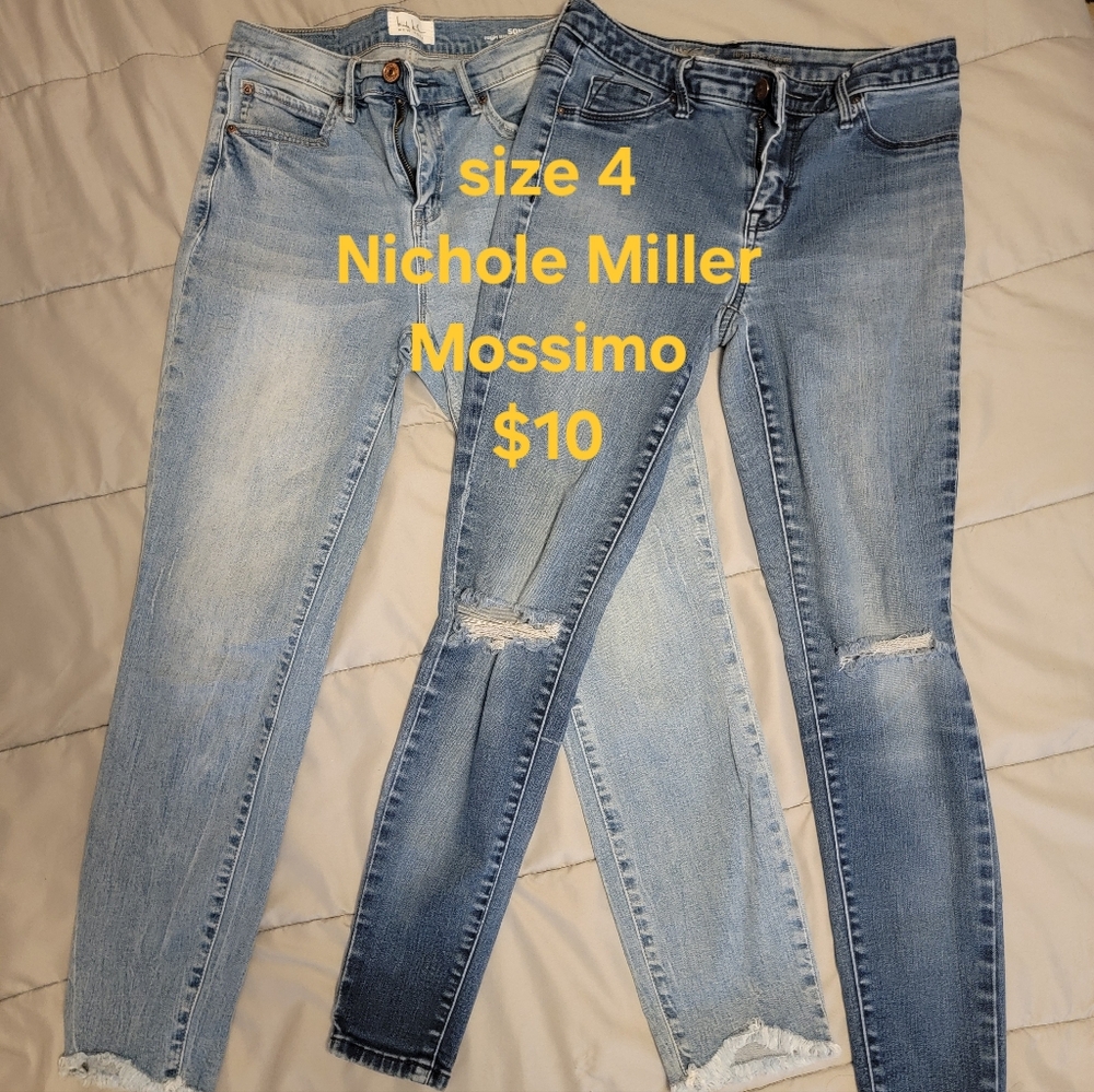 Two size 4 jeans